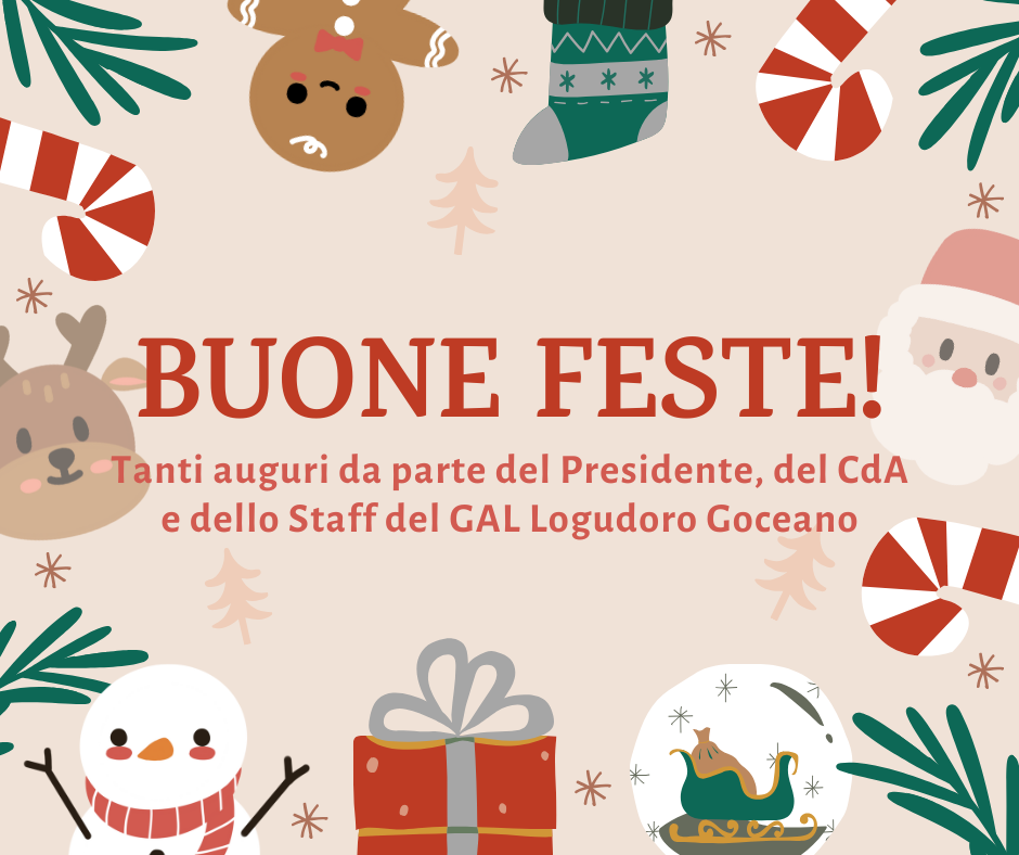 AUGURI DI BUONE FESTE DAL GAL LOGUDORO GOCEANO!
